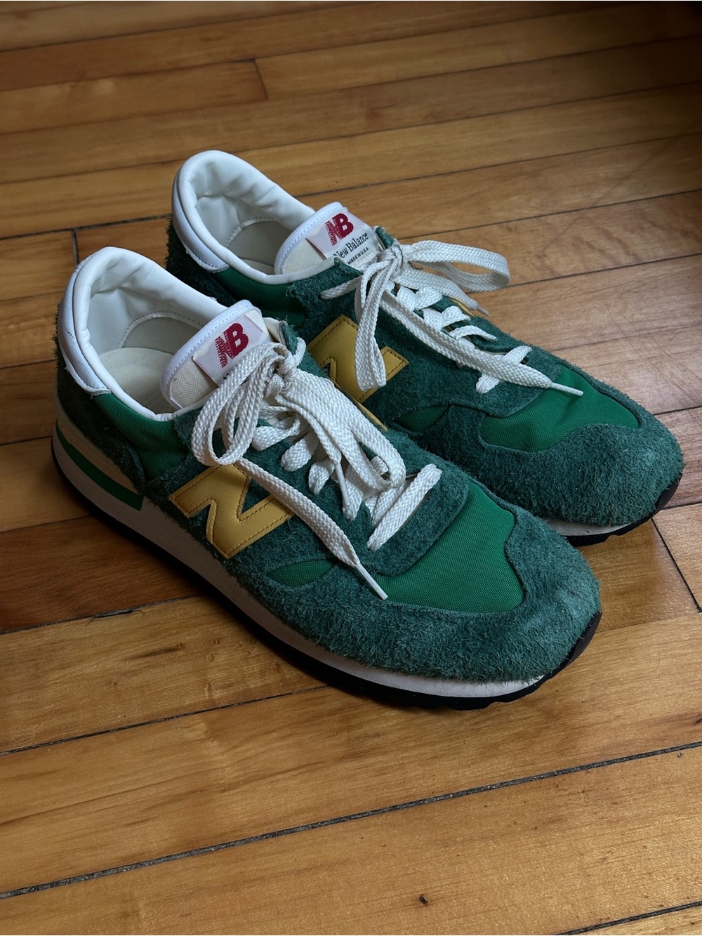 New Balance x Teddy Santis 990v1 Made in USA Green Gold, men's 12 - Picture 3 of 7